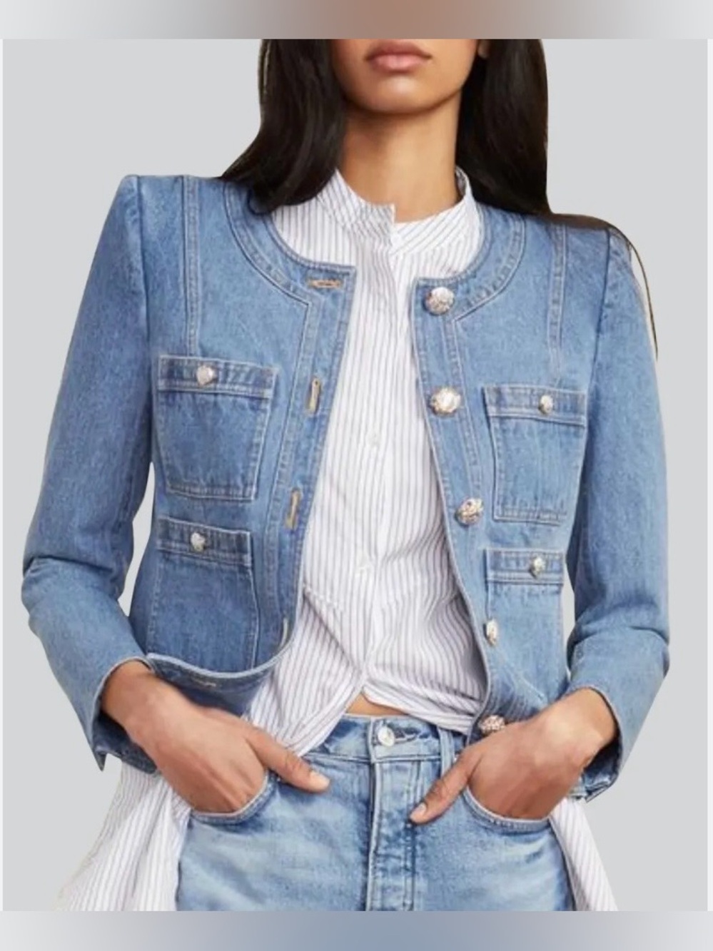 Veronica Beard Ferazia Denim Jacket